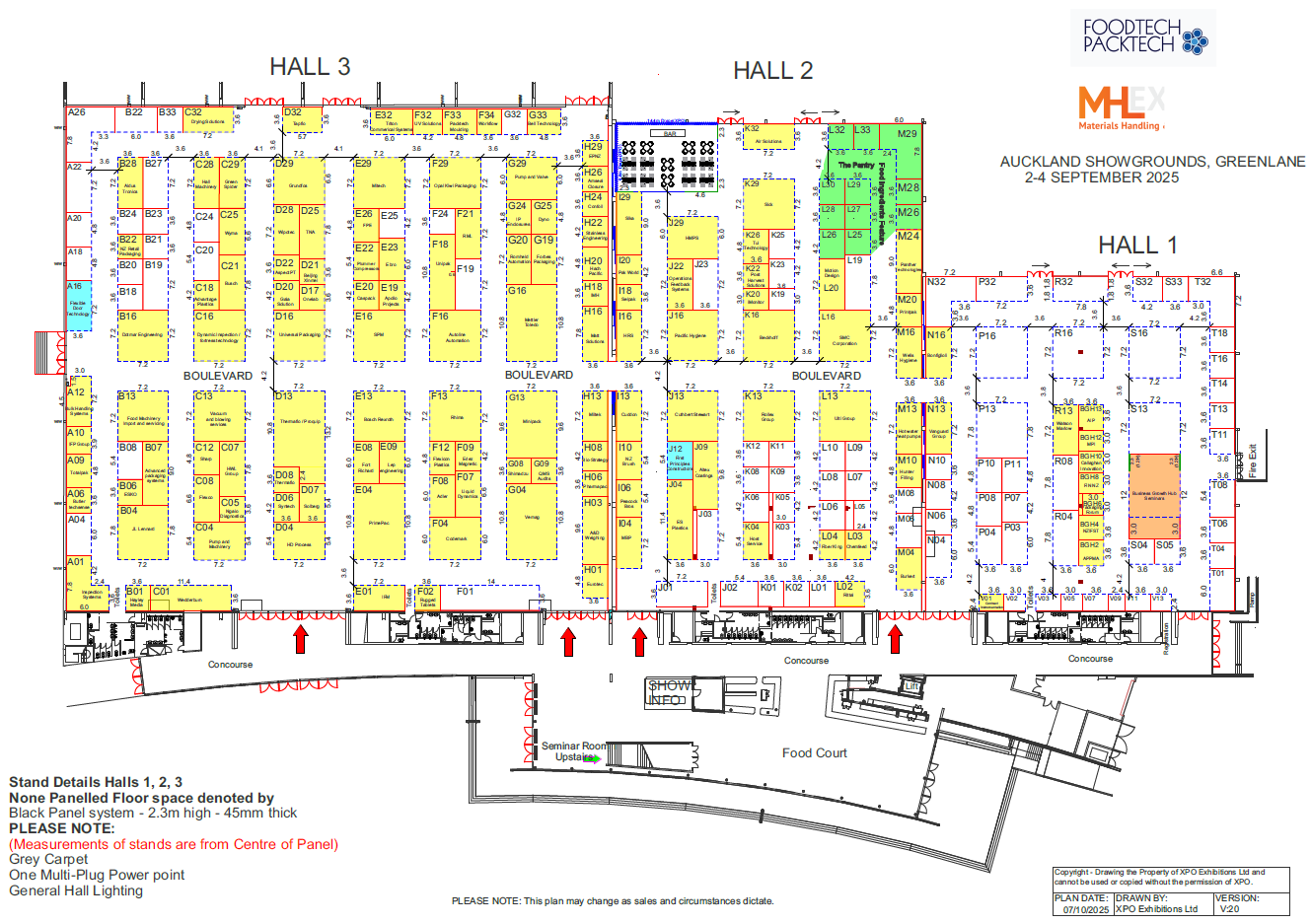 2025 Exhibitor Floorplan