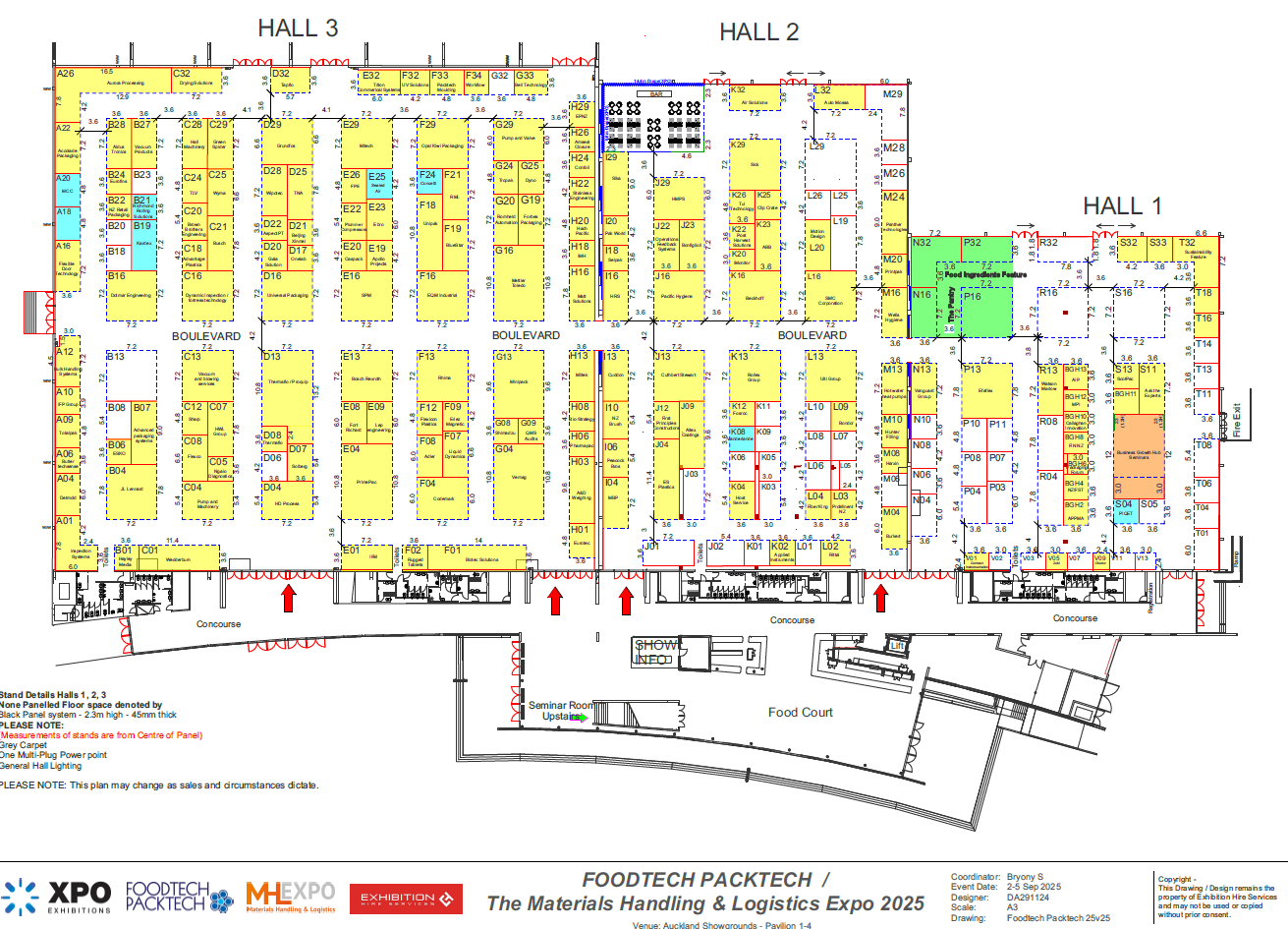 2025 Exhibitor Floorplan